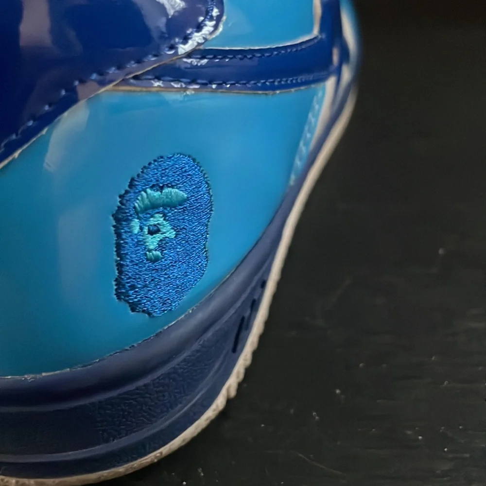 A Bathing Ape Bape Sta Navy FS-001 Sneaker DS Size 13 Used excellent condition - Picture 8 of 14